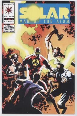 1991 - 1996 Valiant Solar, Man of The Atom #24 - Half A Man