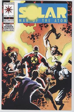 1991 - 1996 Valiant Solar, Man of The Atom #24 - Half A Man