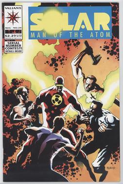 1991 - 1996 Valiant Solar, Man of The Atom #24 - Half A Man