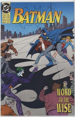 1992 DC Comics Batman: A Word to the Wise One-Shot #nn - Batman: A Word to the Wise [Collectable (FN‑NM)]