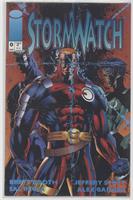 Polybagged with Stormwatch card.