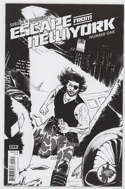 2014 - 2015 Boom Studios Escape From New York #1-LCA - Larry Comics Black and White Variant [Collectable (FN‑NM)]