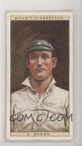 1928 Wills Cricketers - [Base] #3 - George Brown