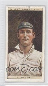 1928 Wills Cricketers - [Base] #3 - George Brown