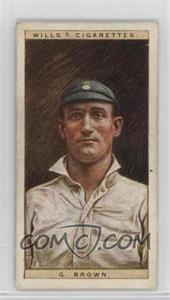 1928 Wills Cricketers - [Base] #3 - George Brown