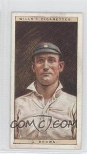 1928 Wills Cricketers - [Base] #3 - George Brown