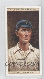 1928 Wills Cricketers - [Base] #34 - C.W.L. Parker
