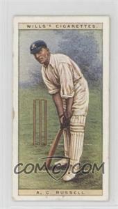 1928 Wills Cricketers - [Base] #37 - A.C. Russell