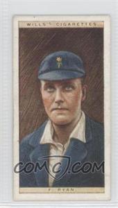 1928 Wills Cricketers - [Base] #38 - F. Ryan