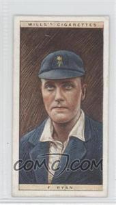 1928 Wills Cricketers - [Base] #38 - F. Ryan