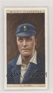 1928 Wills Cricketers - [Base] #38 - F. Ryan