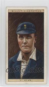 1928 Wills Cricketers - [Base] #38 - F. Ryan