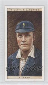 1928 Wills Cricketers - [Base] #38 - F. Ryan