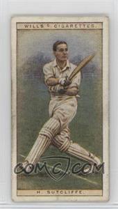 1928 Wills Cricketers - [Base] #42 - H. Sutcliffe