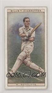 1928 Wills Cricketers - [Base] #42 - H. Sutcliffe