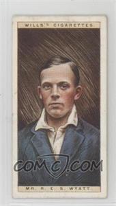1928 Wills Cricketers - [Base] #50 - Mr. R.E.S. Wyatt