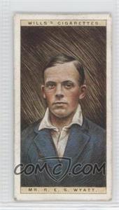 1928 Wills Cricketers - [Base] #50 - Mr. R.E.S. Wyatt [Good to VG‑EX]