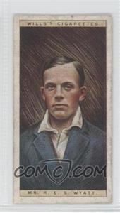 1928 Wills Cricketers - [Base] #50 - Mr. R.E.S. Wyatt
