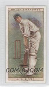 1928 Wills Cricketers - [Base] #7 - A.E. Dipper