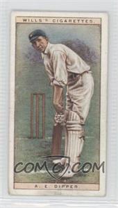 1928 Wills Cricketers - [Base] #7 - A.E. Dipper