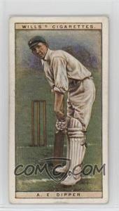 1928 Wills Cricketers - [Base] #7 - A.E. Dipper