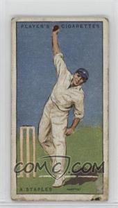 1930 Player's Cricketers - Tobacco [Base] #39 - Arthur Staples [Poor to Fair]