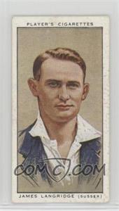 1934 Player's Cricketers - Tobacco [Base] #17 - James Langridge