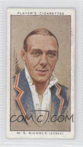 1934 Player's Cricketers - Tobacco [Base] #20 - M.S. Nichols