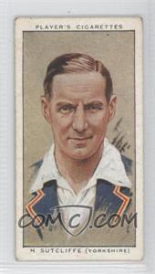 1934 Player's Cricketers - Tobacco [Base] #26 - H. Sutcliffe [Good to VG‑EX]