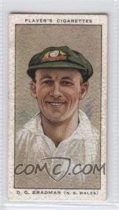 1934 Player's Cricketers - Tobacco [Base] #36 - Don Bradman