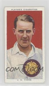 1938 John Player & Sons Cricketers - Tobacco [Base] #27 - J.E. Timms