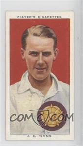 1938 John Player & Sons Cricketers - Tobacco [Base] #27 - J.E. Timms