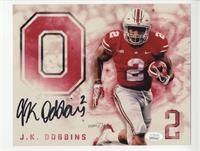 J.K. Dobbins [JSA Certified COA Sticker]