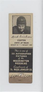 1939 Maryland Match Co. Ross Jewelry Co. Matchbooks - [Base] #_BUER - Bud Erickson [COMC RCR Poor]