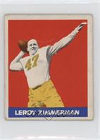 Leroy Zimmerman (Gray Jersey Number) [Good to VG‑EX]