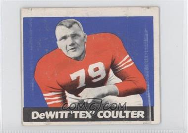 1948 Leaf - [Base] #42 - Dewitt Coulter [Good to VG‑EX]