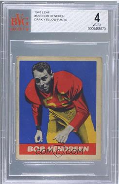 1948 Leaf - [Base] #65 - Bob Hendreen [BVG 4 VG‑EX]