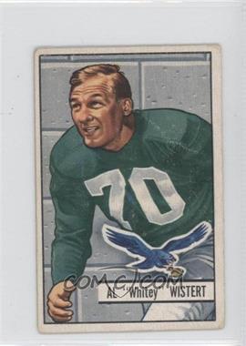 1951 Bowman - [Base] #11 - Al Wistert [Good to VG‑EX]