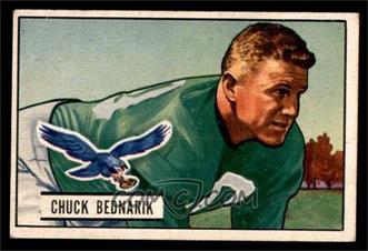 1951 Bowman - [Base] #12 - Chuck Bednarik [VG]