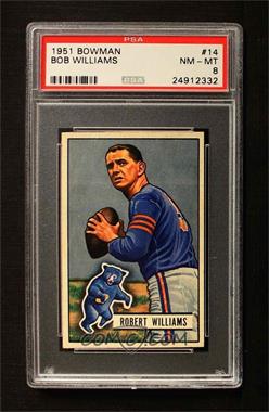 1951 Bowman - [Base] #14 - Robert Williams [PSA 8 NM‑MT]