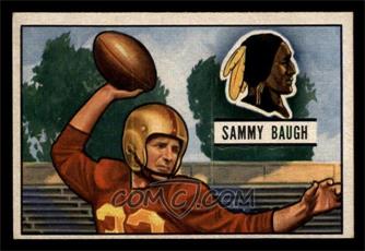 1951 Bowman - [Base] #34 - Sammy Baugh [EX]