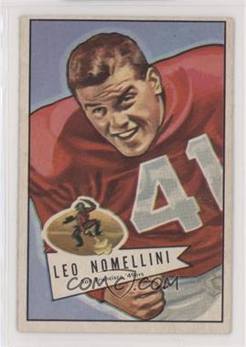 1952 Bowman - [Base] - Large #125 - Leo Nomellini