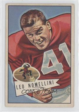 1952 Bowman - [Base] - Large #125 - Leo Nomellini [Noted]