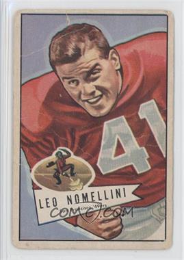 1952 Bowman - [Base] - Large #125 - Leo Nomellini [Poor to Fair]