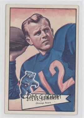 1952 Bowman - [Base] - Large #126 - Steve Romanik [Good to VG‑EX]