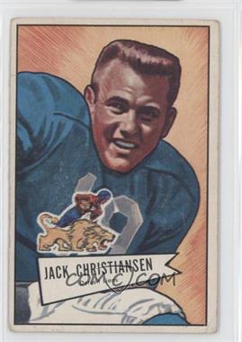 1952 Bowman - [Base] - Large #129 - Jack Christiansen [Good to VG‑EX]