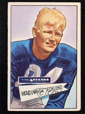 1952 Bowman - [Base] - Large #35 - Brad Ecklund