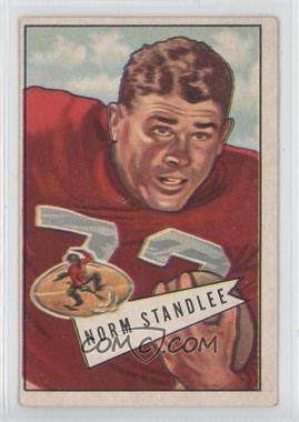 1952 Bowman - [Base] - Large #42 - Norm Standlee