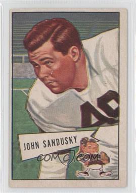 1952 Bowman - [Base] - Large #50 - John Sandusky