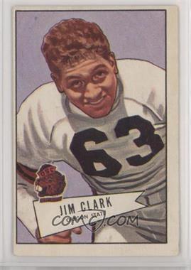 1952 Bowman - [Base] - Large #66 - Jim Clark [Good to VG‑EX]